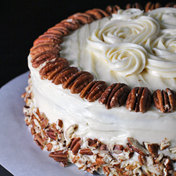 Pumpkin Cake with Maple Frosting