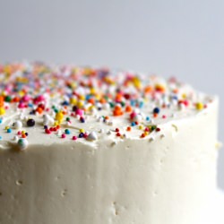 Birthday Cake With Real Buttercream