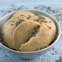 Lavender Shortbread Cookies