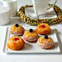 Pineapple Upside Down Tea Cakes