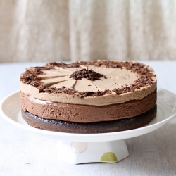 Triple Chocolate Mousse Cake