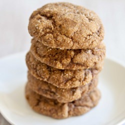 Pumpkin Gingersnap Cookies