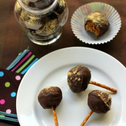 Dark Chocolate Pumpkin Truffles