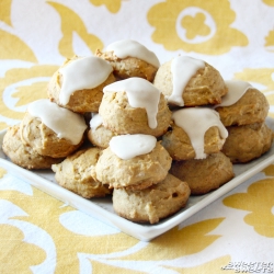 Glazed Pumpkin Cookies