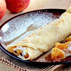 Caramelized Apple Crepes