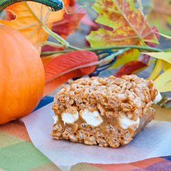 Pumpkin Spice Rice Krispie Treats