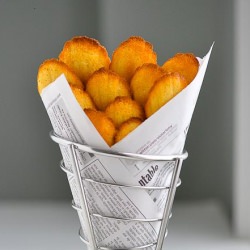 Madeleines in Fry Cone