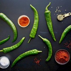 Green Chillis Stuffed & Pickled