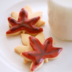 Fall Leaf Sugar Cookies