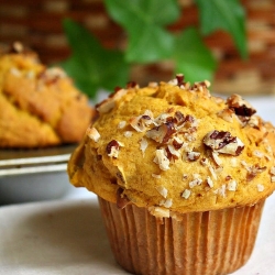 Fluffy Pumpkin Muffins