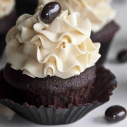 Dark Mocha Cakes with Bailey’s Icing