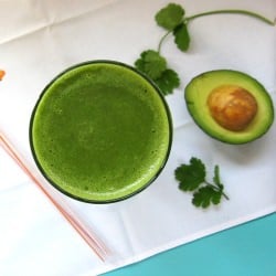 Tropical Cilantro Smoothie