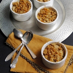 Carrot Streusel Pudding