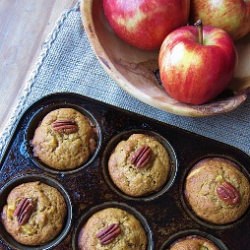 Apple Pecan Pumpkin Muffins