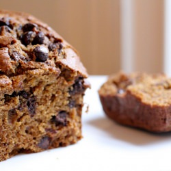 Nutella Chocolate Pumpkin Loaf