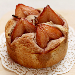 Red Wine Pear Cake