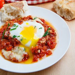 Italian Style Baked Eggs