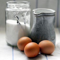 Eggs, Milk and Vanilla Sugar