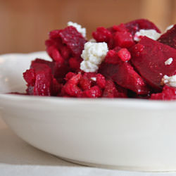 Beet and Barley Risotto