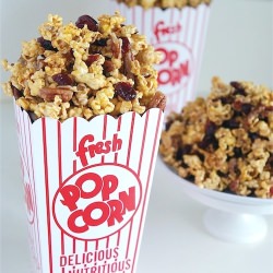 Cranberry Orange Caramel Corn