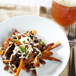 Pumpkin Chili Cheese Fries