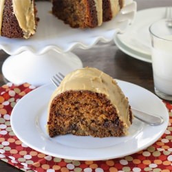 Peanut Butter Banana Bundt Cake