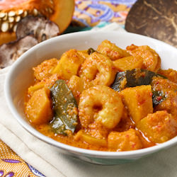 Nyonya Style Pumpkin & Shrimp Curry