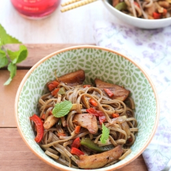 Soba Noodles With Chicken & Ginger