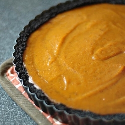 Chocolate Pumpkin Tart