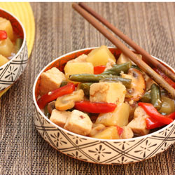 Sweet & Sour Tofu w/ Veggies