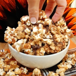 PB Cup Caramel Corn