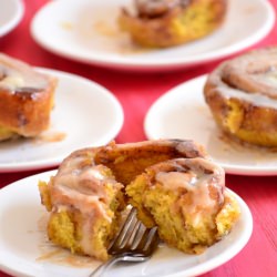 Pumpkin Brioche Cinnamon Rolls