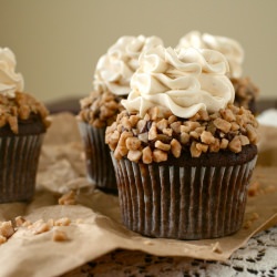 Toffee Crunch Cupcakes