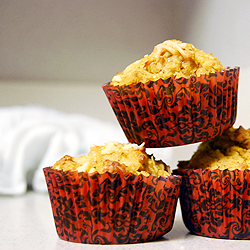 Pumpkin Cheddar Muffins