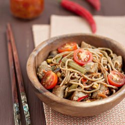 Soba with Beef and Vegetables