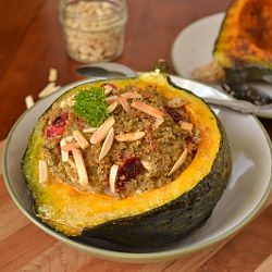 Quinoa Stuffing Stuffed Squash