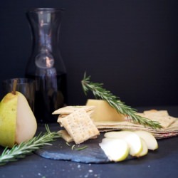 Rosemary-Parmesan Crackers