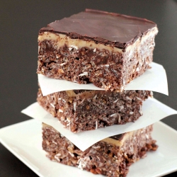 Mint Chocolate Krispy Treats