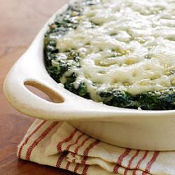 Skinny Spinach Gratin