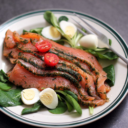 Salmon Carpaccio with Dill