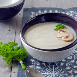 Potato Cream Soup with Champignons