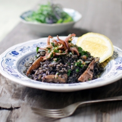 Croatian Squid Ink Risotto