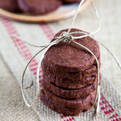 Salt and Pepper Cocoa Shortbread