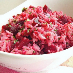 Rice and Beetroot Salad