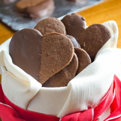 Chocolate Hazelnut Wafer Cookies