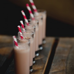 Molten Chocolate Milkshakes