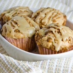 Apple Muffins w/ Caramel