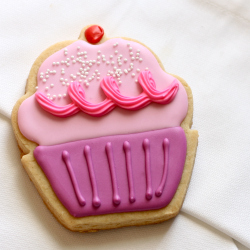 Pinkalicious Cupcake Sugar Cookies