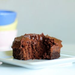 One Minute Chocolate Cake