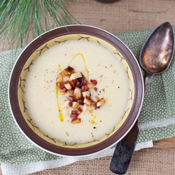 Cream of Potato, Bacon Soup